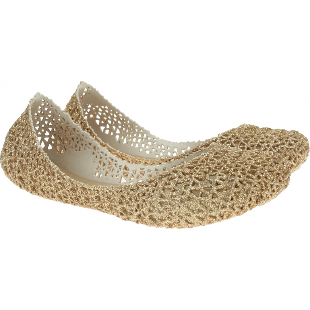 Złote Balerinki MINI MELISSA Campana Papel 32996 52029