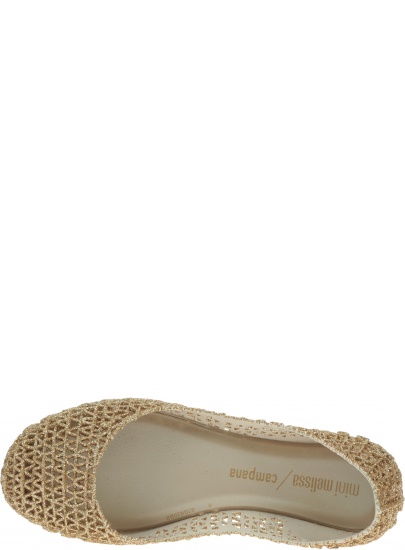 Złote Balerinki MINI MELISSA Campana Papel 32996 52029