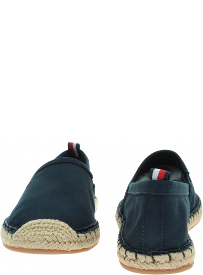Espadryle Damskie TOMMY HILFIGER Basic Tommy Flat Espadrille FW0FW04827 DW5