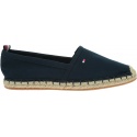 Espadryle Damskie TOMMY HILFIGER Basic Tommy Flat Espadrille FW0FW04827 DW5