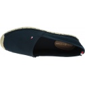 Espadryle Damskie TOMMY HILFIGER Basic Tommy Flat Espadrille FW0FW04827 DW5