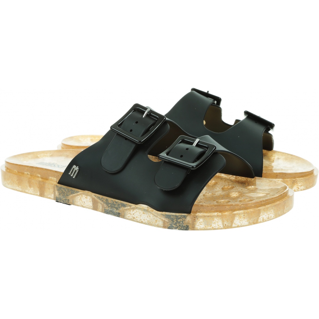 Czarne Klapki MELISSA Wide Ad 32950 53845