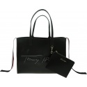 Torebka TOMMY HILFIGER Iconic Tommy Tote AW0AW09707 BDS