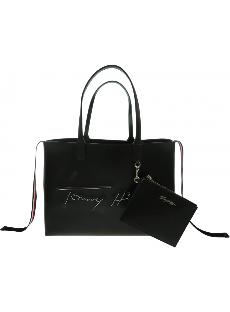 Torebka TOMMY HILFIGER Iconic Tommy Tote AW0AW09707 BDS Torebka TOMMY HILFIGER Iconic Tommy Tote AW0AW09707 BDS
