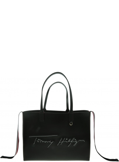 Torebka TOMMY HILFIGER Iconic Tommy Tote AW0AW09707 BDS
