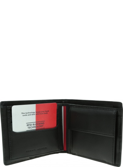 Portfel Męski TOMMY HILFIGER TH Metro Trifold AM0AM07302 BDS