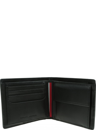 Portfel Męski TOMMY HILFIGER TH Metro Trifold AM0AM07302 BDS