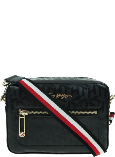 Granatowa Torebka TOMMY HILFIGER Iconic Tommy Camera Bag AW0AW09653 DW5