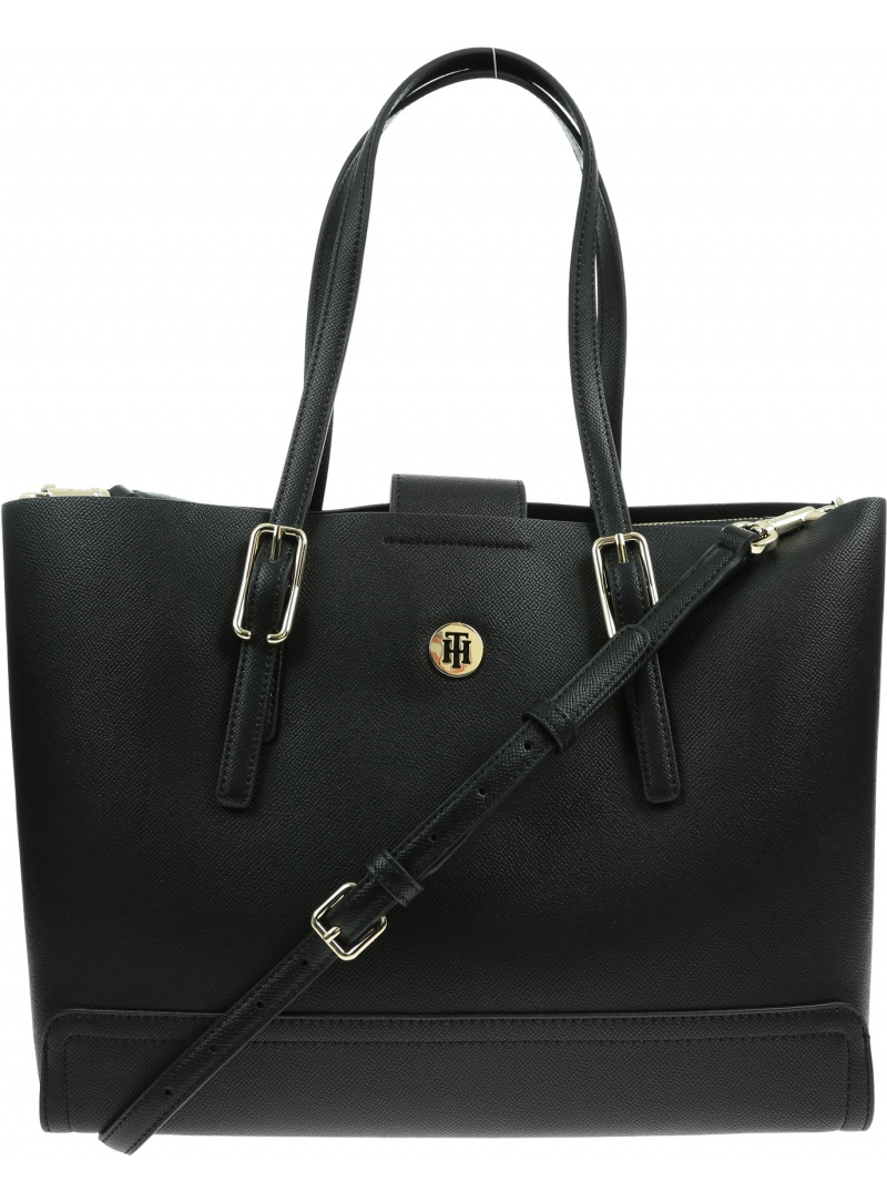 Torebka TOMMY HILFIGER Honey Med Tote AW0AW09657 BDS Torebka TOMMY HILFIGER Honey Med Tote AW0AW09657 BDS