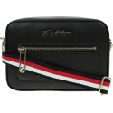 Czarna Torebka TOMMY HILFIGER Iconic Tommy Camera Bag AW0AW09659 BDS