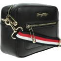 Czarna Torebka TOMMY HILFIGER Iconic Tommy Camera Bag AW0AW09659 BDS