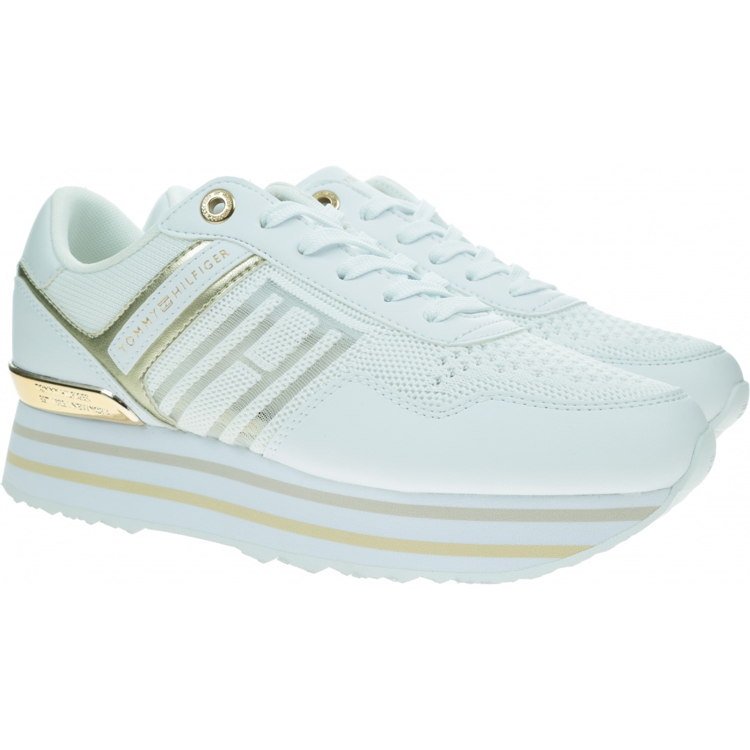 Sneakersy TOMMY HILFIGER Runner Sneaker FW0FW05555 YBR