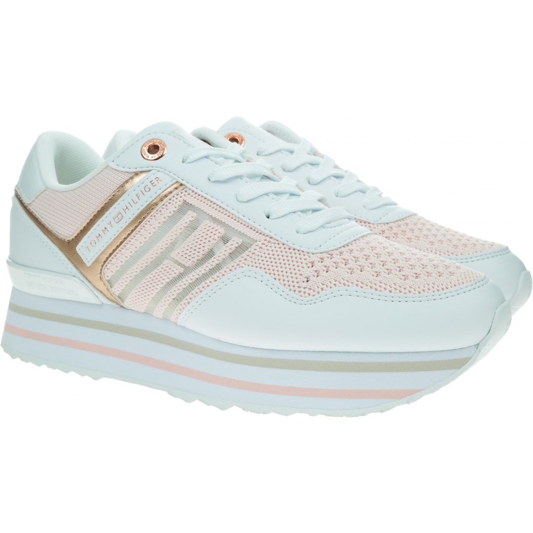 Sneakersy TOMMY HILFIGER Runner Sneaker FW0FW05555 TOG
