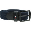 Granatowy Pasek TOMMY HILFIGER Dentone Elastic 3.5 AM0AM07316 DW5