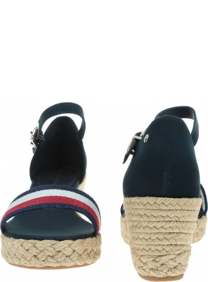 Espadryle TOMMY HILFIGER Shimmery Ribbon FW0FW05614 DW5