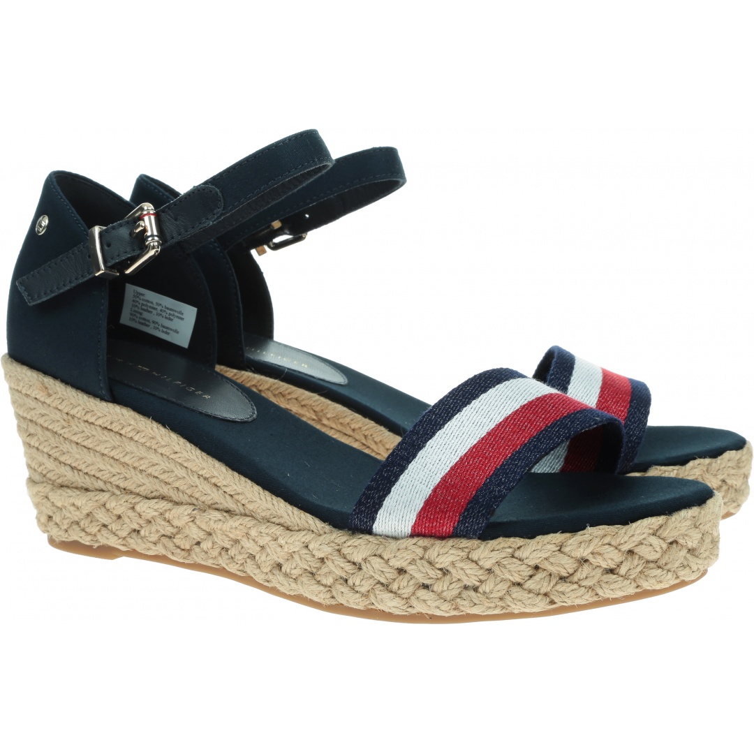 Espadryle TOMMY HILFIGER Shimmery Ribbon FW0FW05614 DW5