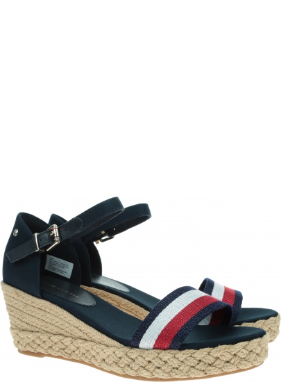 Espadryle TOMMY HILFIGER Shimmery Ribbon FW0FW05614 DW5