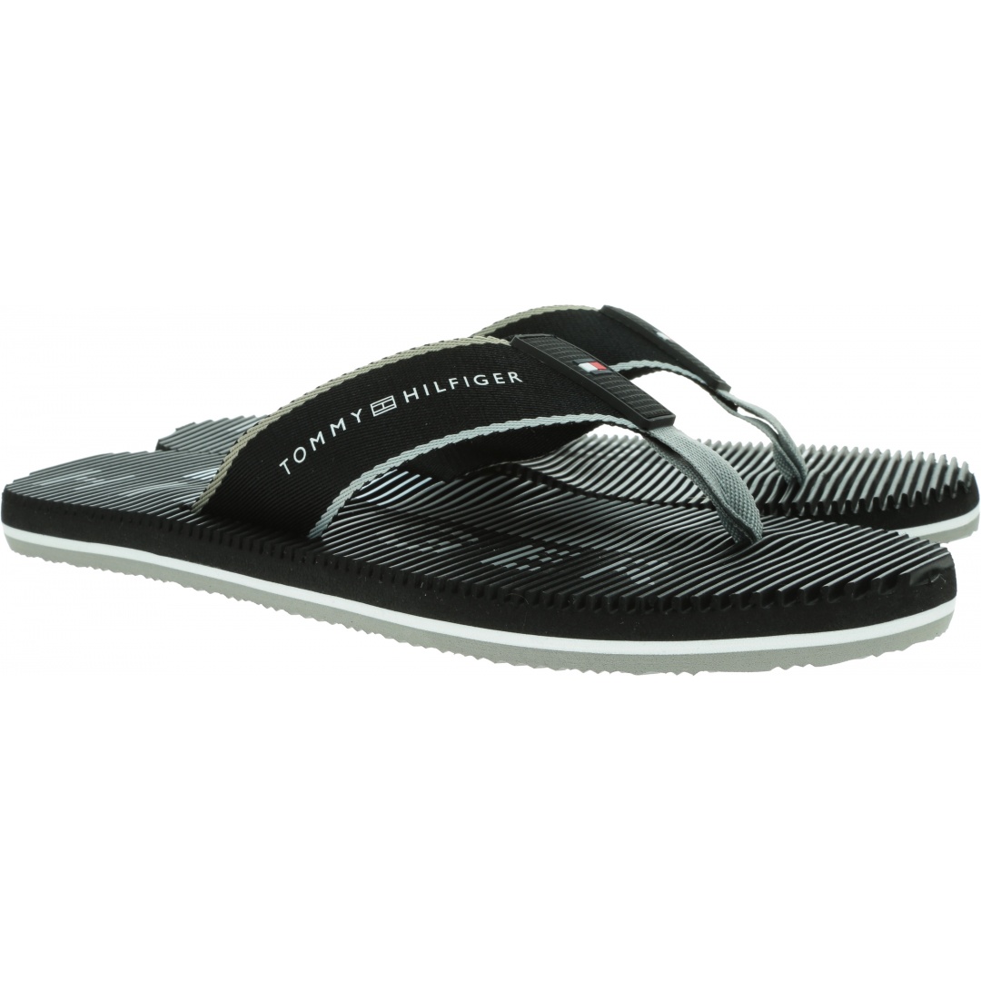Japonki Męskie TOMMY HILFIGER Massage Footbed Beach FM0FM03386 BDS