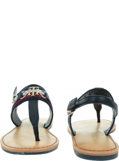 Japonki Damskie TOMMY HILFIGER Shimmery Ribon Flat FW0FW05629 DW5