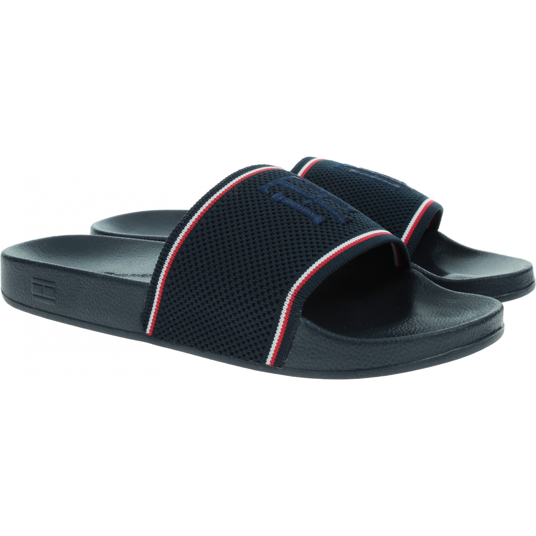 Klapki Damskie TOMMY HILFIGER Tommy Knited Pool FW0FW05456 DW5