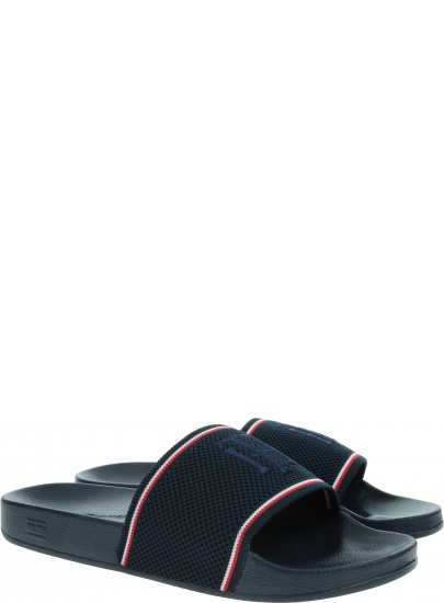 Klapki Damskie TOMMY HILFIGER Tommy Knited Pool FW0FW05456 DW5