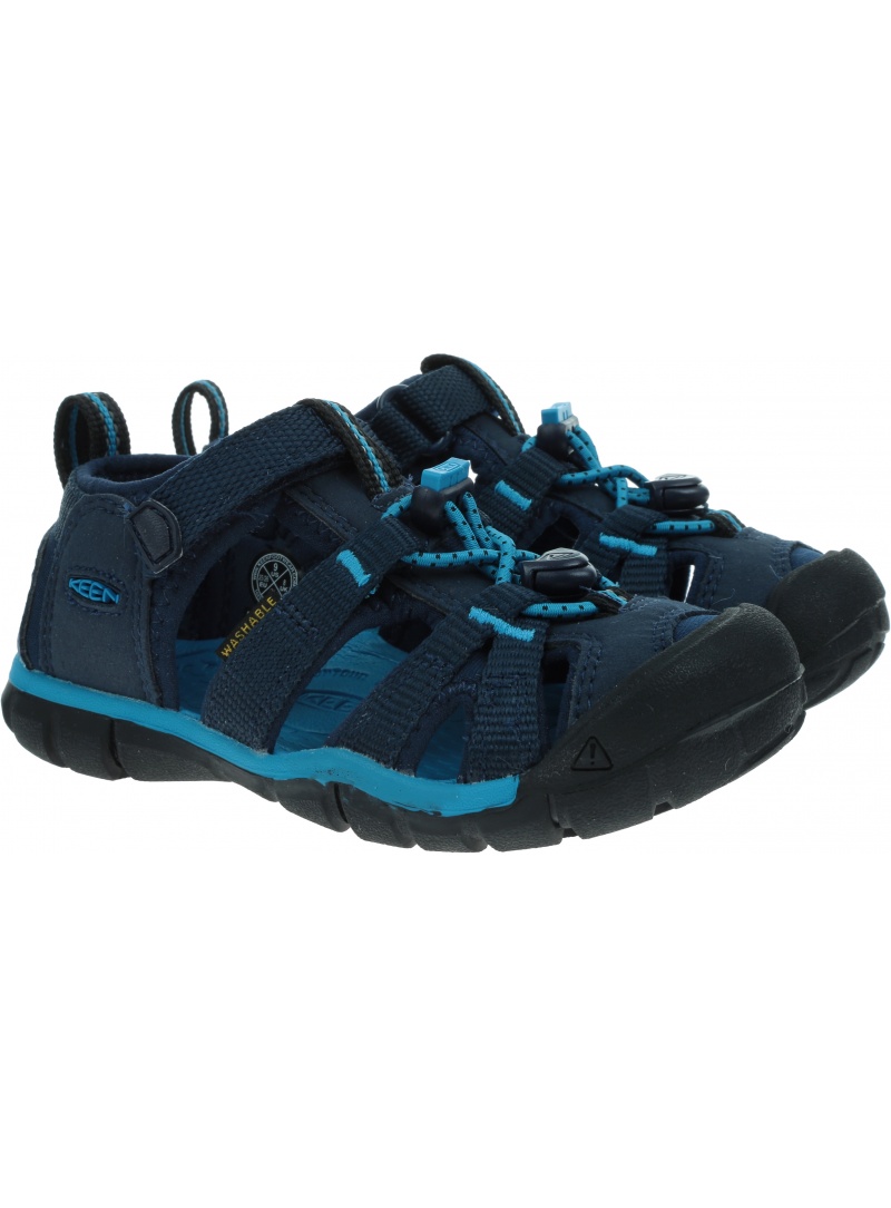 Sportowe Sandały KEEN Seacamp II Cnx Black Iris/Vivid Blue 1025129 Sportowe Sandały KEEN Seacamp II Cnx Black Iris/Vivid Blue 1025129