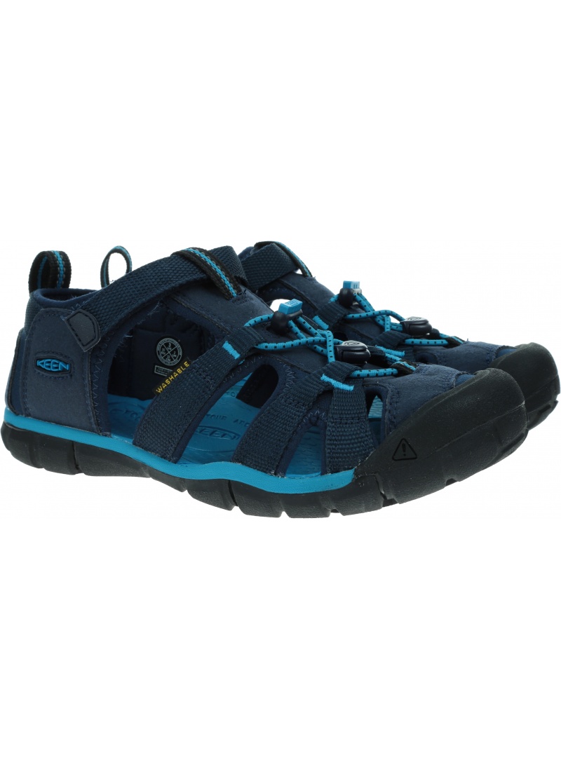 Sportowe Sandały KEEN Seacamp II Cnx Black Iris/ Vivid Blue 1025142