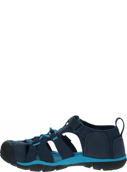 Sportowe Sandały KEEN Seacamp II Cnx Black Iris/ Vivid Blue 1025142
