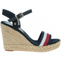 Espadryle TOMMY HILFIGER Shimmery Ribbon High FW0FW05590 DW5