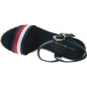 Espadryle TOMMY HILFIGER Shimmery Ribbon High FW0FW05590 DW5