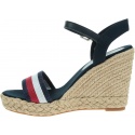 Espadryle TOMMY HILFIGER Shimmery Ribbon High FW0FW05590 DW5