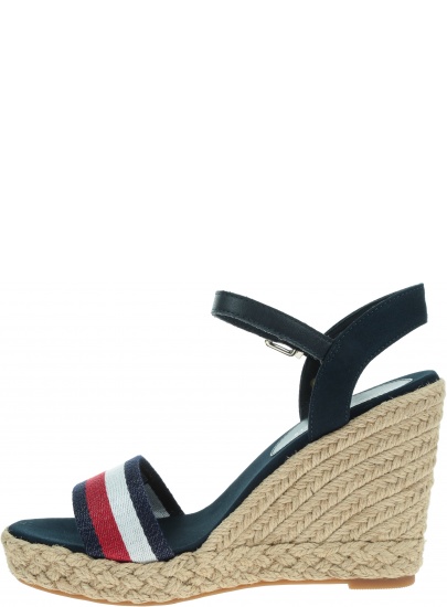 Espadryle TOMMY HILFIGER Shimmery Ribbon High FW0FW05590 DW5