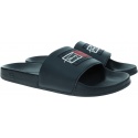 Granatowe Klapki TOMMY HILFIGER Embroidery Signature FM0FM03647 DW5