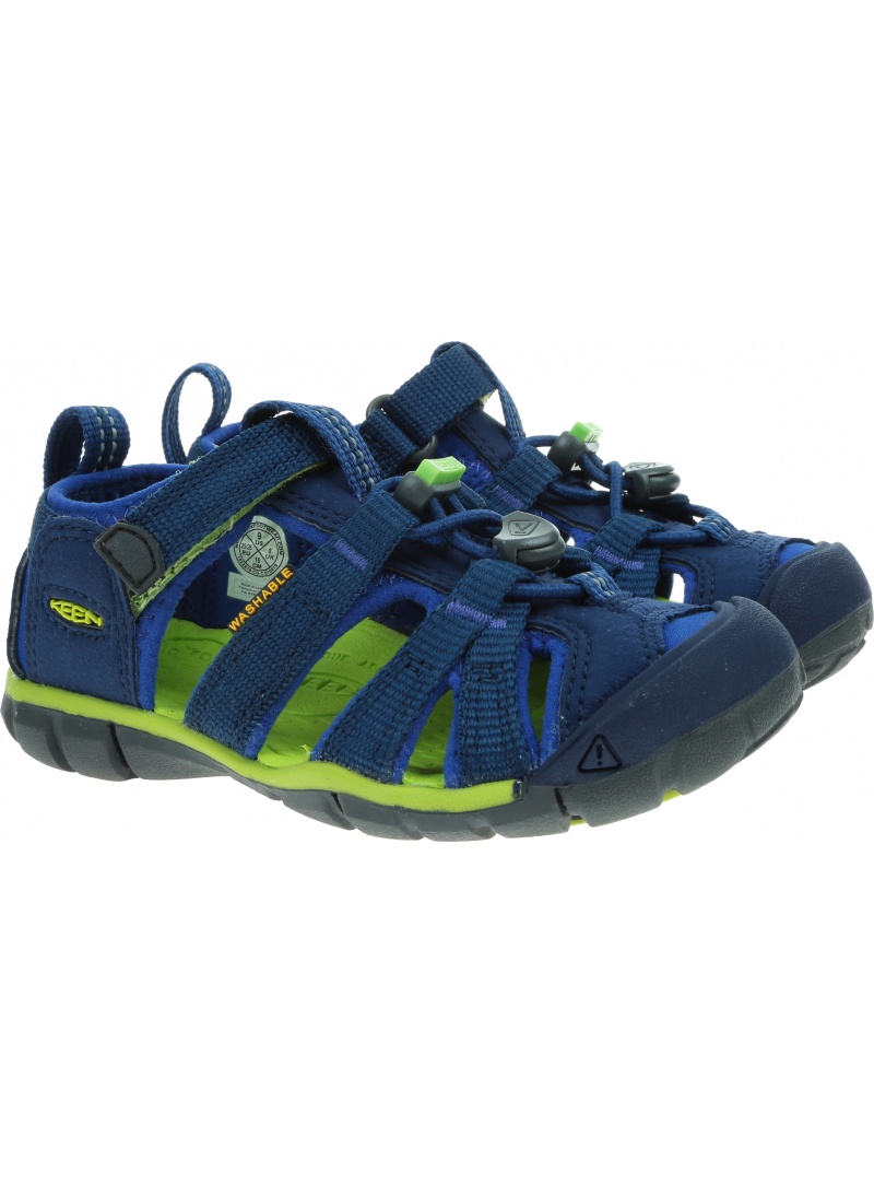 Sportowe Sandały KEEN Seacamp II Cnx Blue Depths/Chartreuse 1022978