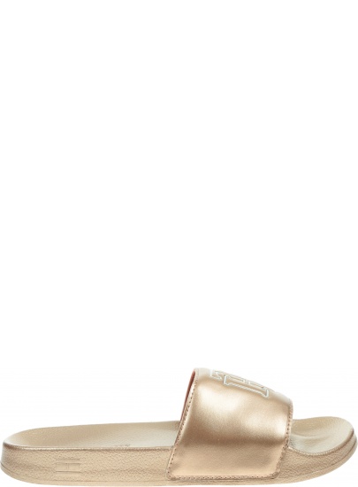 Klapki Damskie TOMMY HILFIGER FW0FW05759 Th Monogram Metallic 0JV