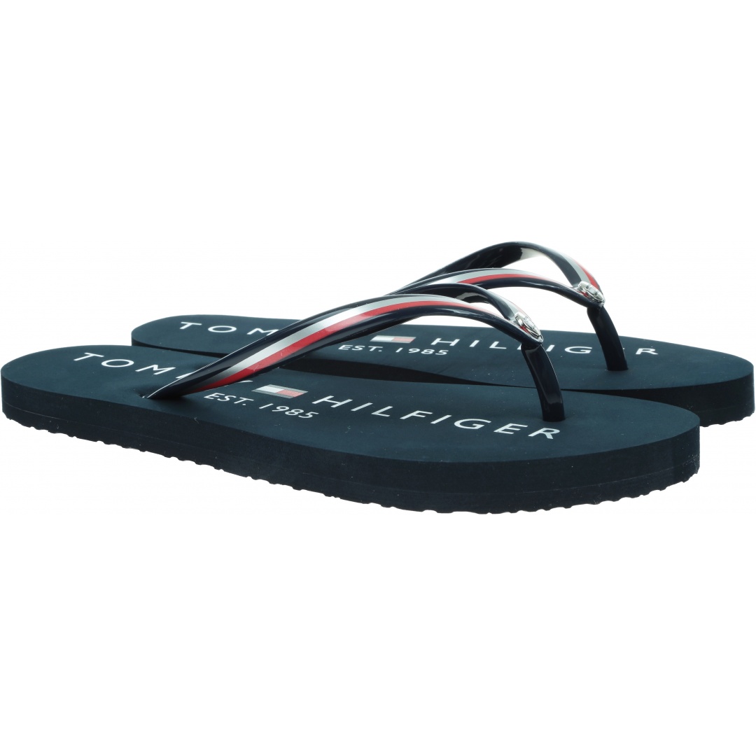 Japonki Damskie TOMMY HILFIGER Tommy Glossy Beach FW0FW05664 DW5