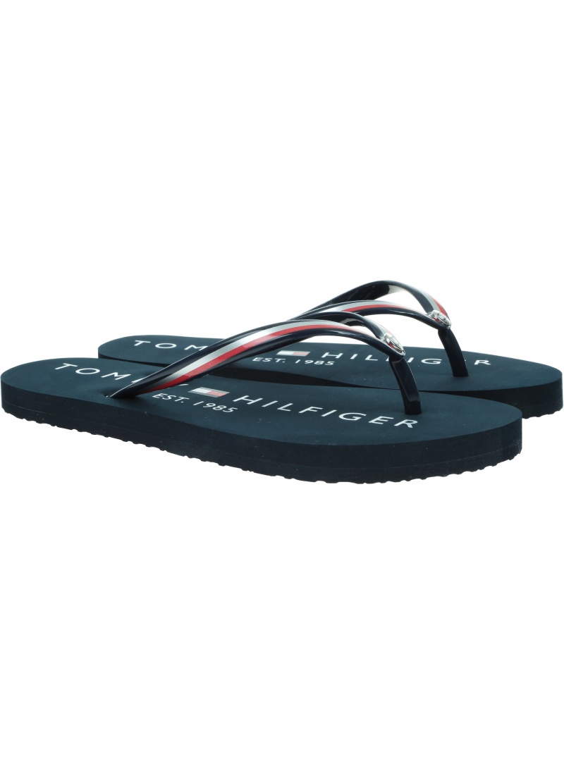 Japonki Damskie TOMMY HILFIGER Tommy Glossy Beach FW0FW05664 DW5