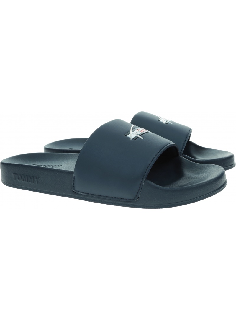 Klapki Damskie TOMMY JEANS Essential Pool Slide EN0EN01431 C87