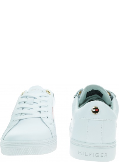 Białe Sneakersy TOMMY HILFIGER Cupsole Sneaker FW0FW05910 YBR