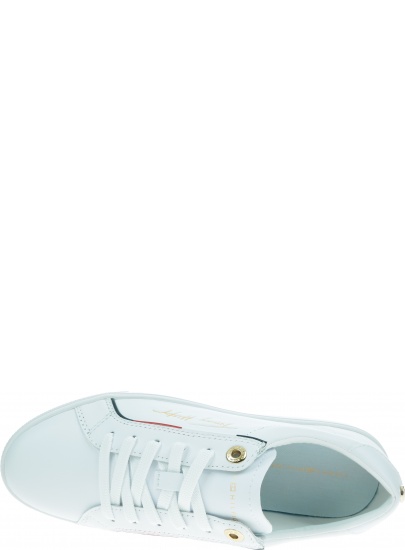 Białe Sneakersy TOMMY HILFIGER Cupsole Sneaker FW0FW05910 YBR