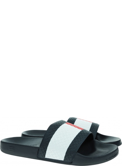 Klapki Męskie TOMMY HILFIGER Embossed Flag Pool FM0FM03643 DW5
