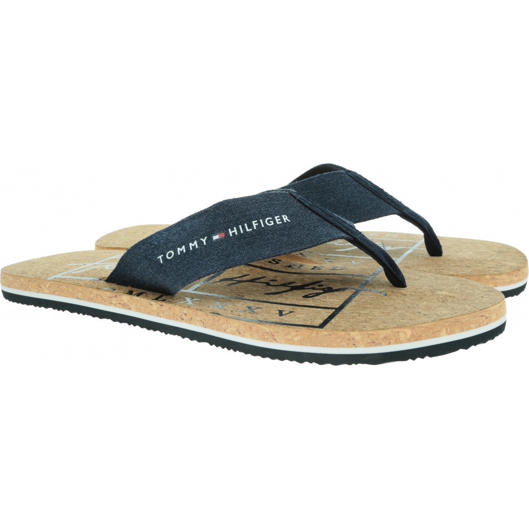 Japonki Męskie TOMMY HILFIGER Printed Cork FM0FM03638 DW5