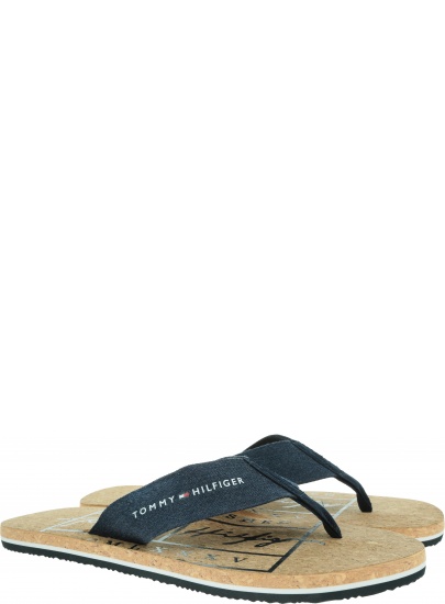 Japonki Męskie TOMMY HILFIGER Printed Cork FM0FM03638 DW5