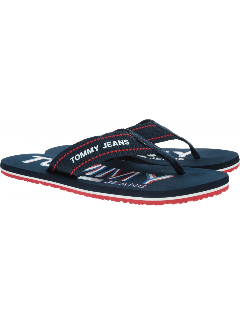 Japonki Męskie TOMMY JEANS Printed EM0EM00728 0GZ