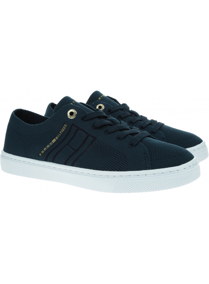 Trampki TOMMY HILFIGER Knited Lightweight Sneaker FW0FW05790 DW5