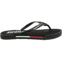 Japonki Damskie TOMMY JEANS Essential Flat Sandal EN0EN01433 BDS
