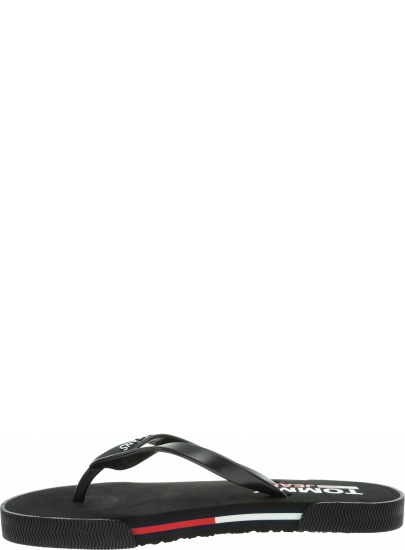 Japonki Damskie TOMMY JEANS Essential Flat Sandal EN0EN01433 BDS