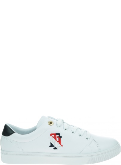 Białe Sneakersy TOMMY HILFIGER Tommy Monogram FW0FW05794 YBR