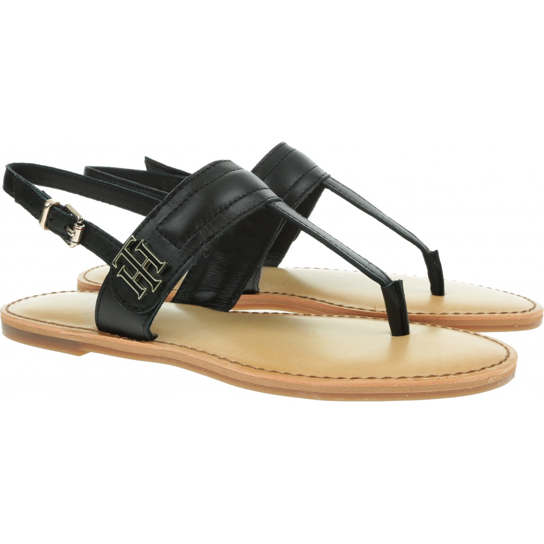 Japonki Damskie TOMMY HILFIGER Hardware Th Flat FW0FW05912 BDS