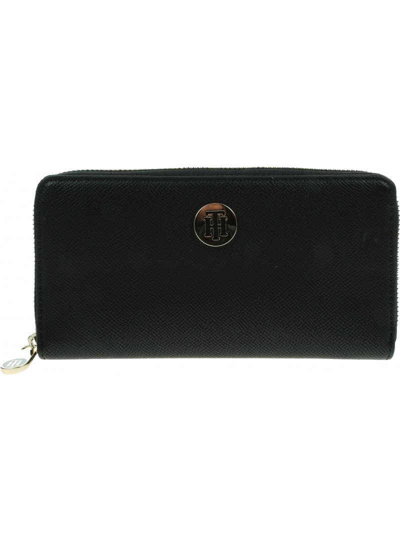 Duży Portfel Damski TOMMY HILFIGER Honey Lrg Za Wallet AW0AW09534 BDS
